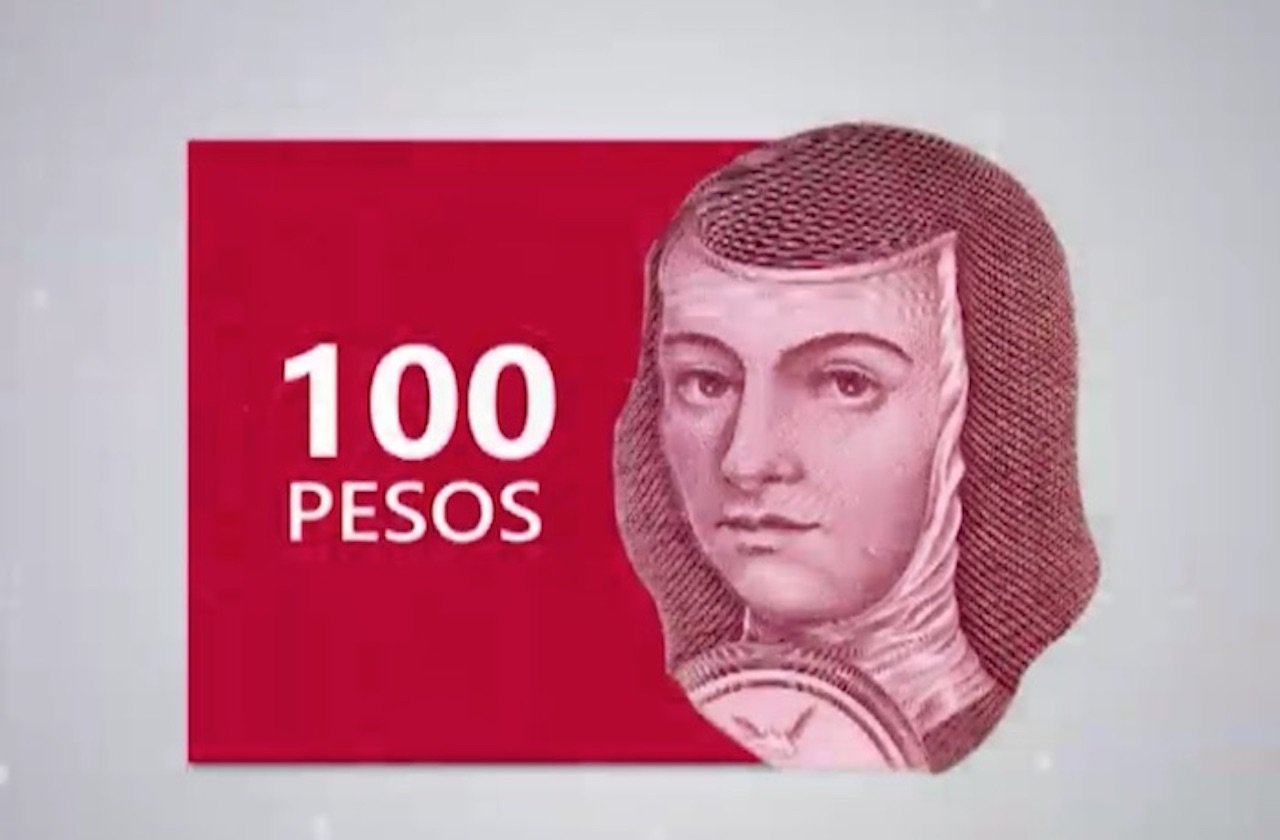 Nuevo Billete De 100 Pesos Será Rojo Y Traerá A Sor Juana Abriendo Brecha